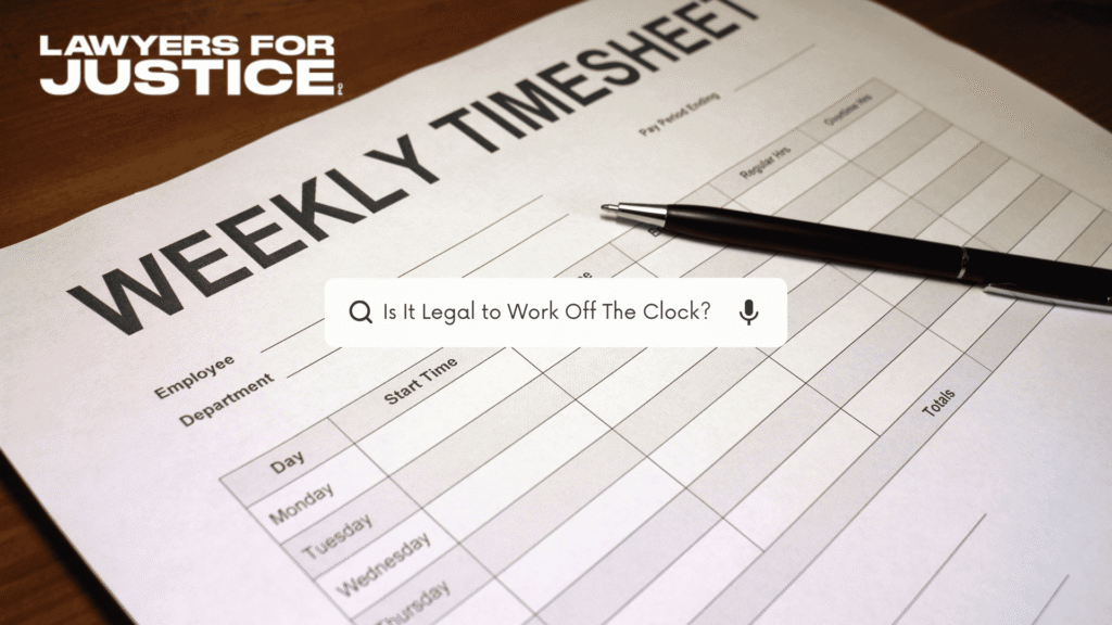 Is It Legal to Work Off the Clock in California