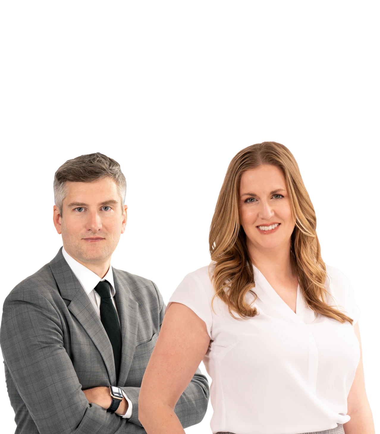 Employment lawyers Travis Maher and Elizabeth Parker-Fawley